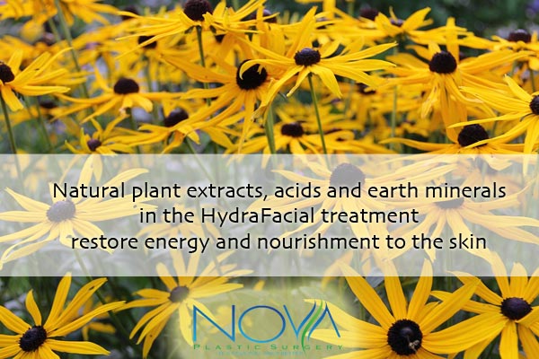 HydraFacial natural plant extracts