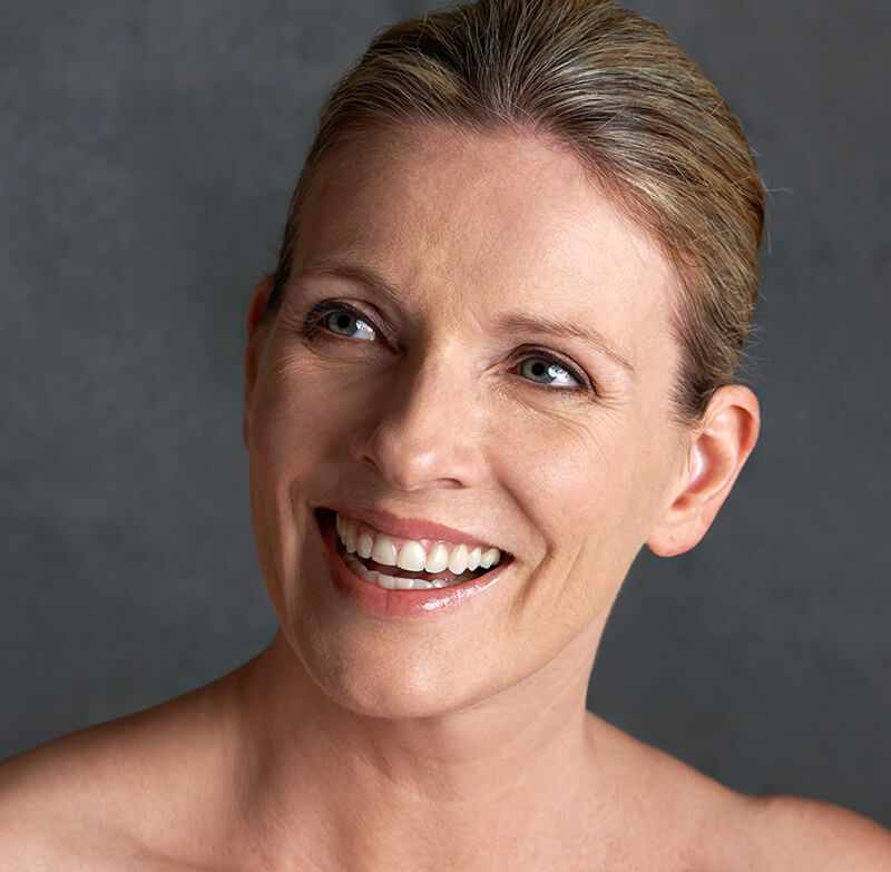 Mature woman smiling