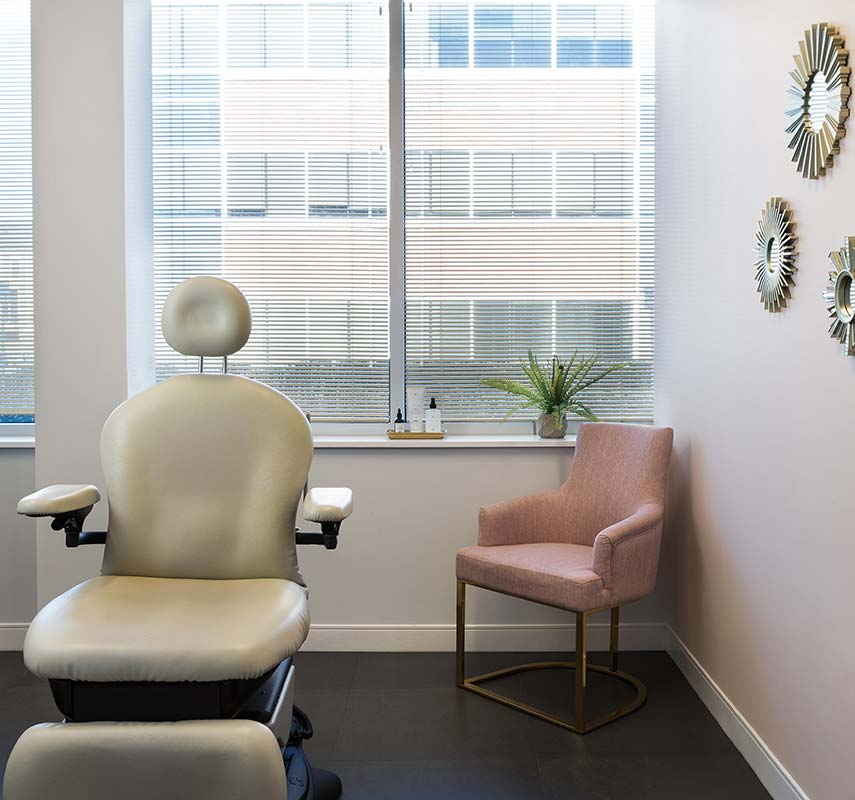 Interior of an examination office