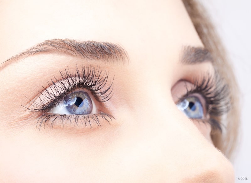 Close up of a woman's beautiful eyes