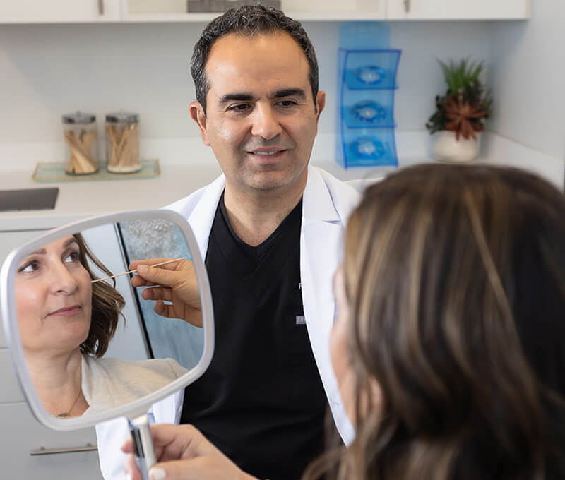 Dr. Nukta With a Patient